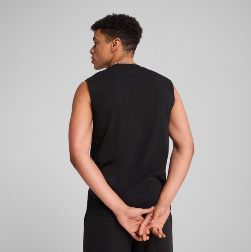 Спортивна майка чоловіча Puma Ess No. 1 Logo Sleeveless Tee 68262601 - Зображення №4