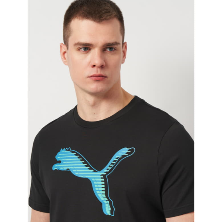 Футболка чоловіча PUMA Graphics Cat Logo Mens Tee 68482301 - Зображення