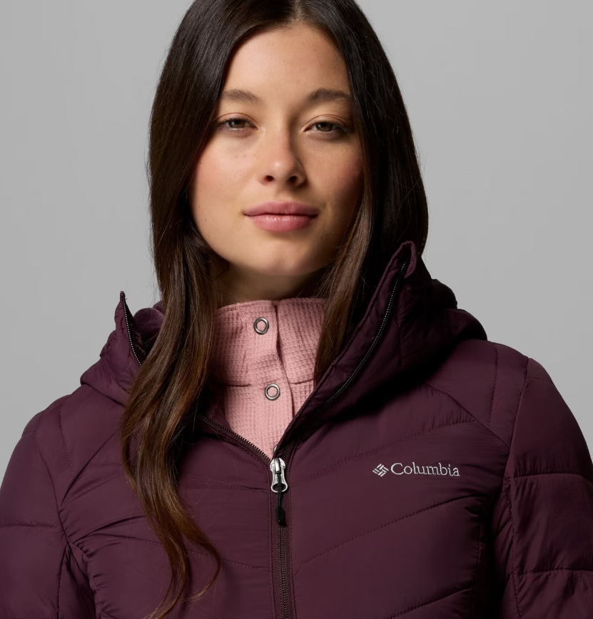 Куртка жіноча Columbia Women's Joy Peak™ II Mid Hooded Jacket 2088641 - Зображення №6