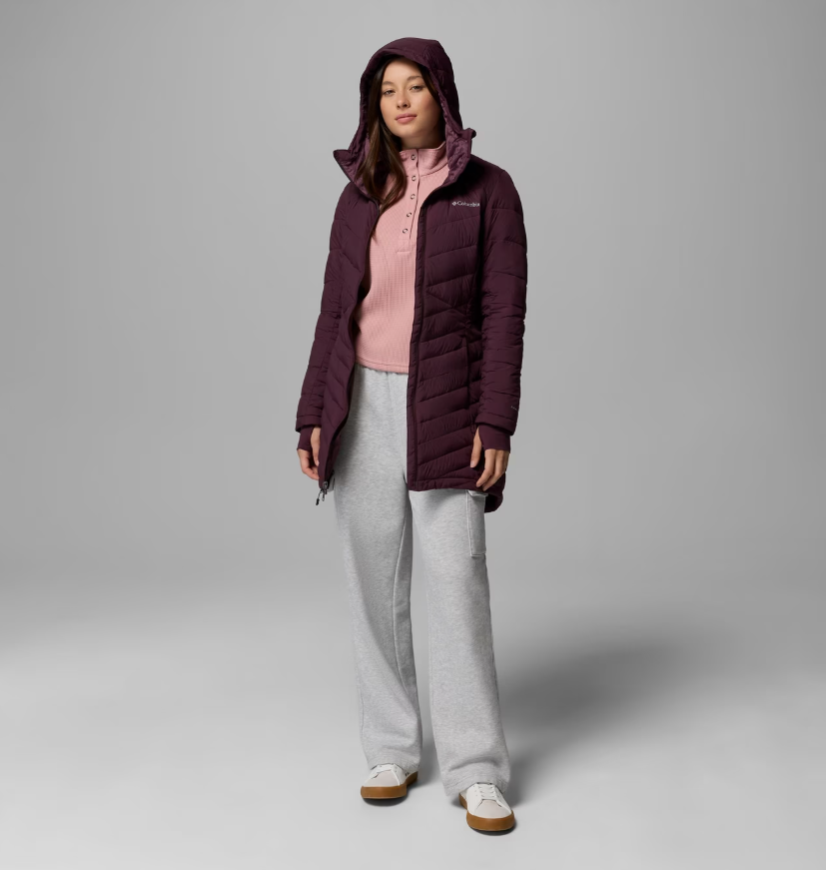 Куртка жіноча Columbia Women's Joy Peak™ II Mid Hooded Jacket 2088641 - Зображення №3