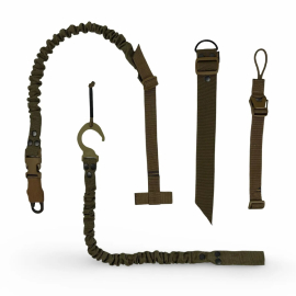 Одноточковий ремінь з комплектом кріплень до плитоноски RAGNAROK THOR-SET-K 