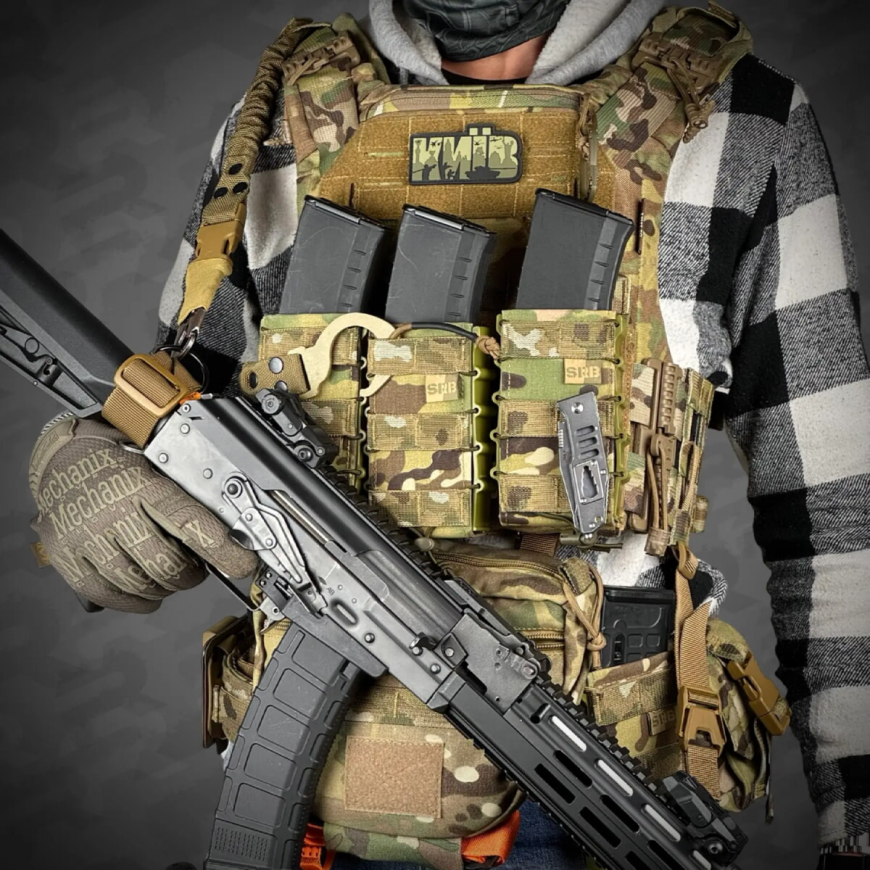 Одноточковий ремінь з комплектом кріплень до плитоноски RAGNAROK THOR-SET-K  - Зображення №2