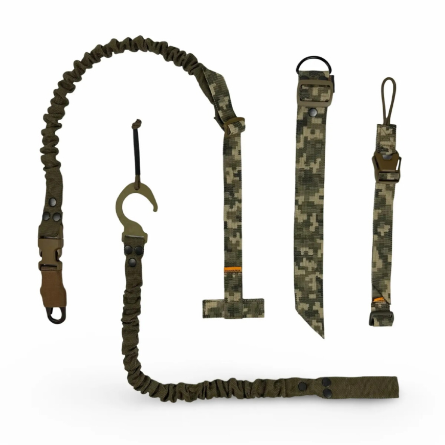 Одноточковий ремінь з комплектом кріплень до плитоноски RAGNAROK THOR-SET-P - Зображення