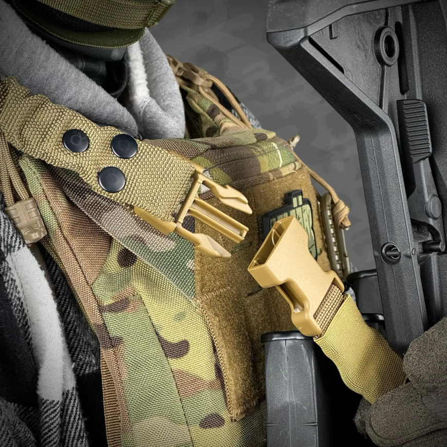 Одноточковий плечовий ремінь RAGNAROK з кріпленням до плитоноски THOR1  - Зображення №3