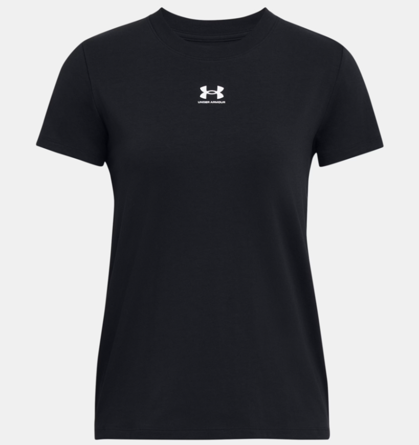 Футболка  жіноча Under Armour Rival Core Women's Short Sleeve 1383648-001 - Зображення №4