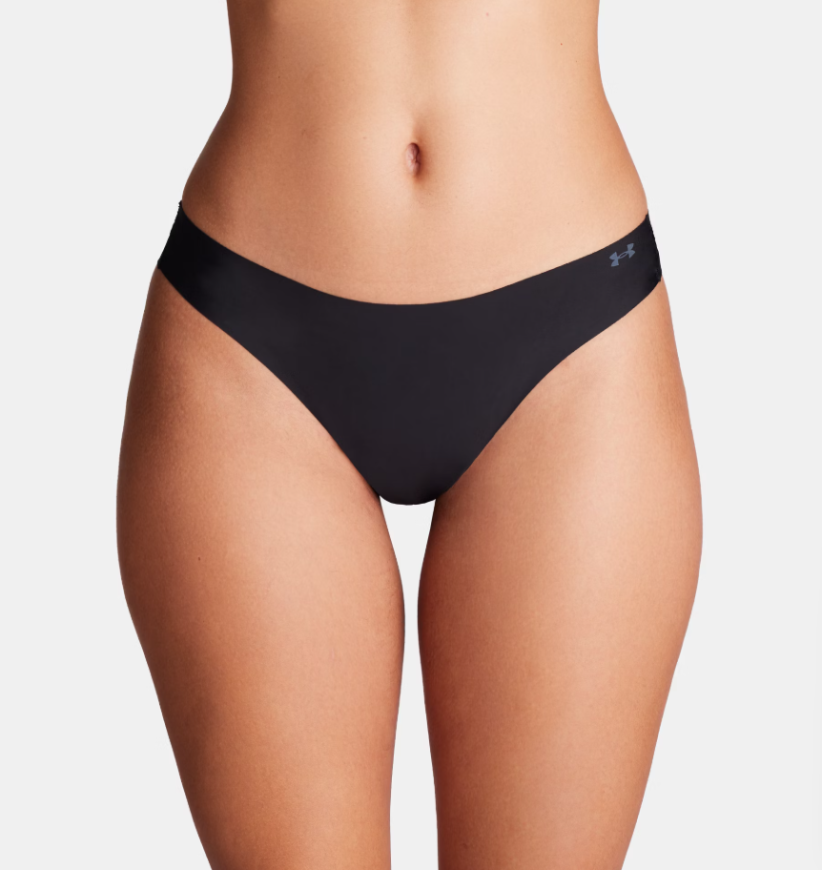 Труси жіночі Under Armour Pure Stretch Women's 3-Pack No Show Thong  1383893-001 - Зображення