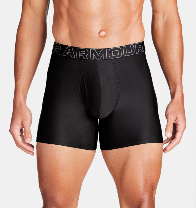 Труси чоловічі Under Armour Performance Tech™ Men's 6" 3-Pack Boxerjock® 1383878-001 - Зображення