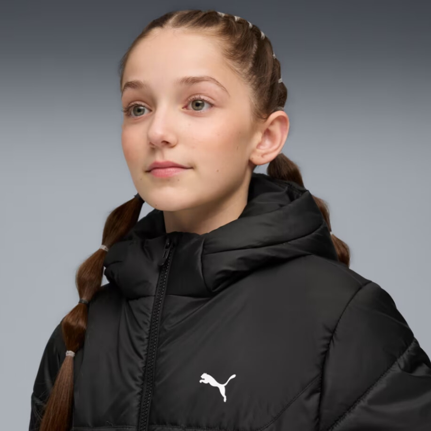 Куртка підліткова PUMA Essentials Hooded Padded Jacket Youth 68522601 - Зображення №2
